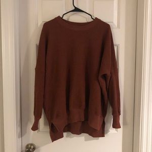 Rust-Colored Swearshirt